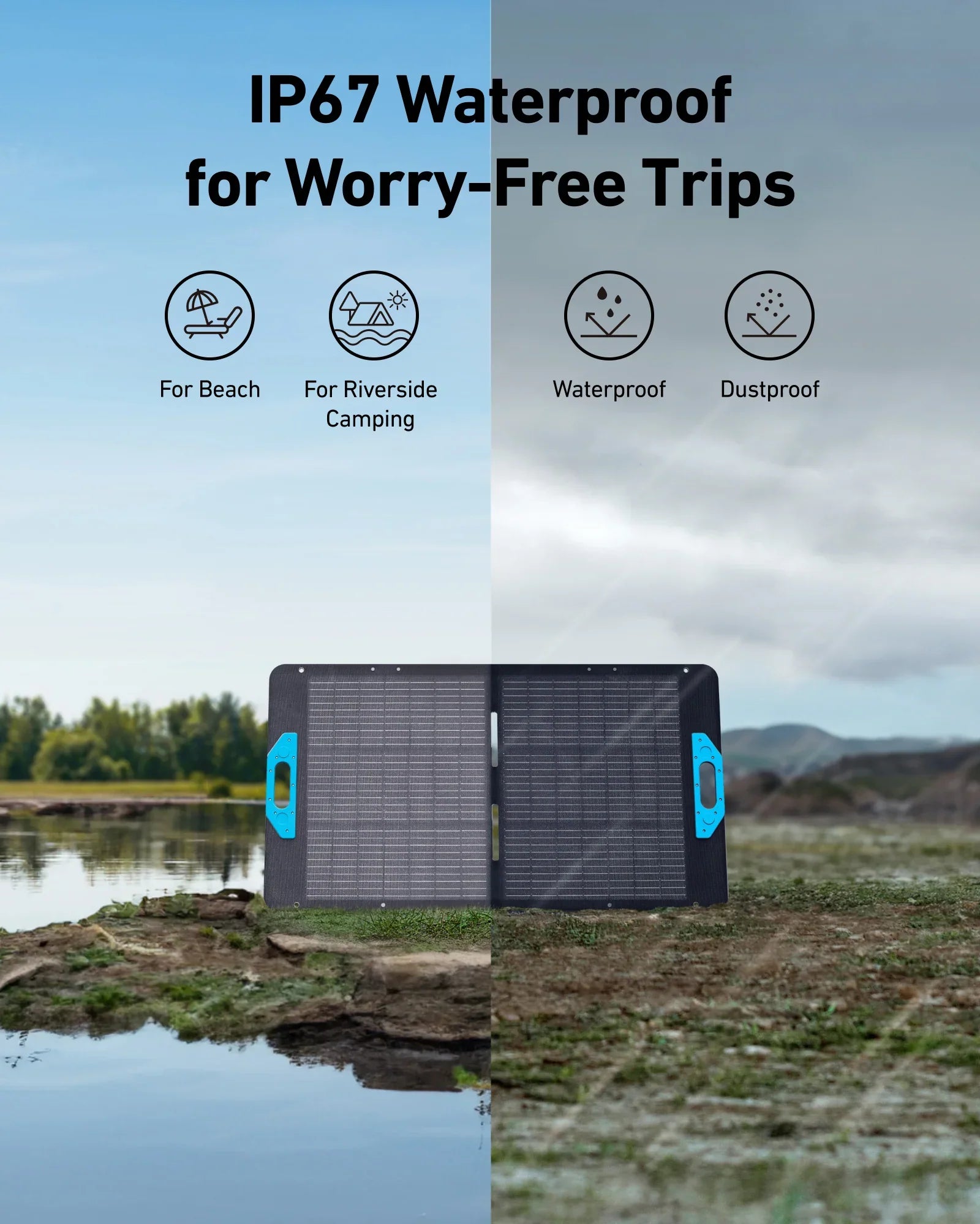 Anker SOLIX PS100 / 100W Portable Solar Panel