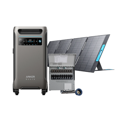 Anker SOLIX F3800 / + Home Backup Kit + 1x 400W Solar Panel