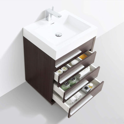 Blossom Barcelona 30 Inch Bathroom Vanity - V8005 30 01 - Backyard Provider