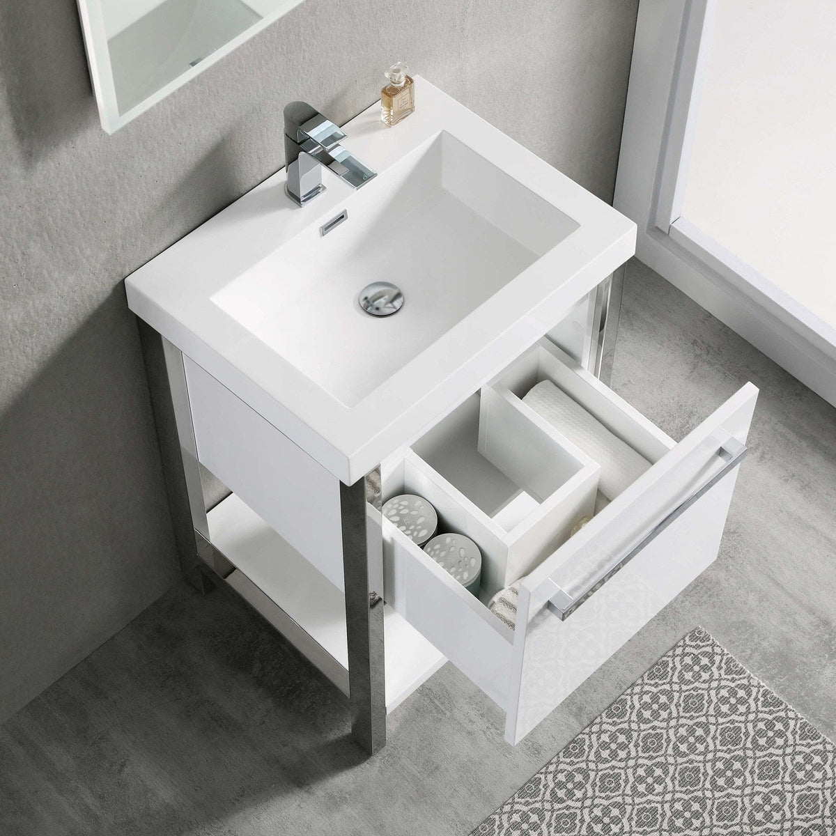 Blossom Riga 20 Inch Bathroom Vanity - V8022 20 01 - Backyard Provider