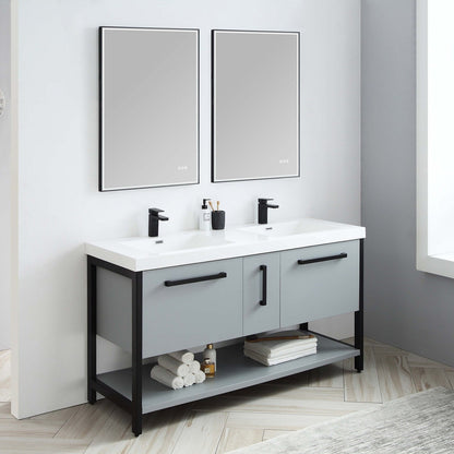 Blossom Riga 60 Inch Bathroom Vanity - V8022 60 01 - Backyard Provider
