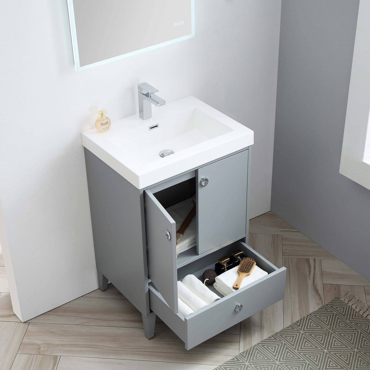 Blossom Lyon 24 Inch Vanity - V8023 24 01 - Backyard Provider