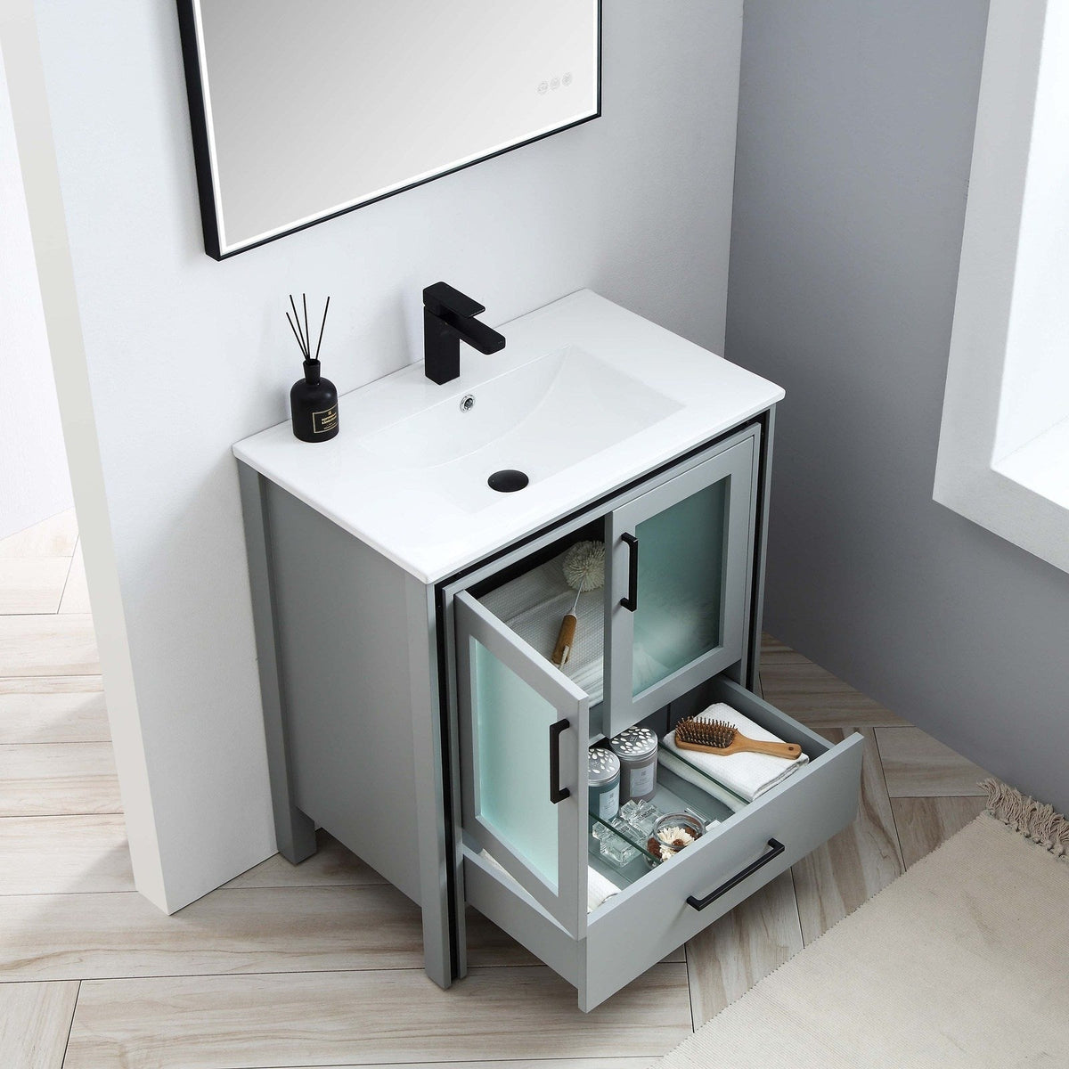 Blossom Birmingham 30 Inch Bathroom Vanity - V8024 30 01 - Backyard Provider