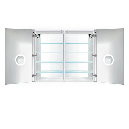 Krugg Svange 4842D 48″ X 42″ LED Medicine Cabinet with Dimmer & Defogger SVANGE4842D - Backyard Provider