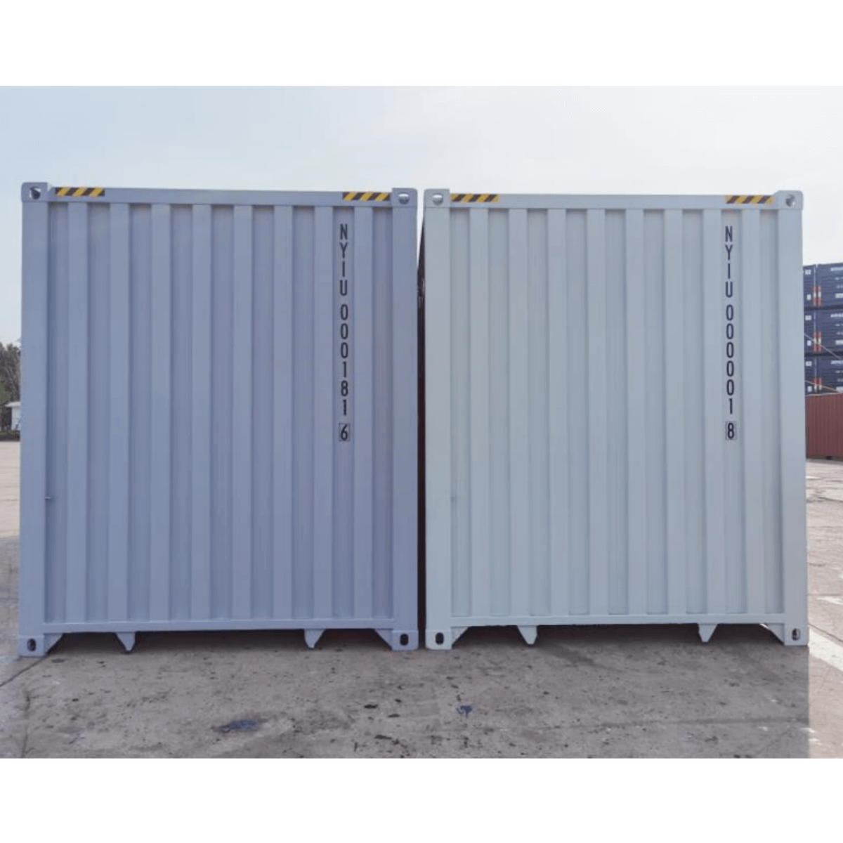 Chery Industrial 40ft High Cube Two Multi Doors Container with Logo