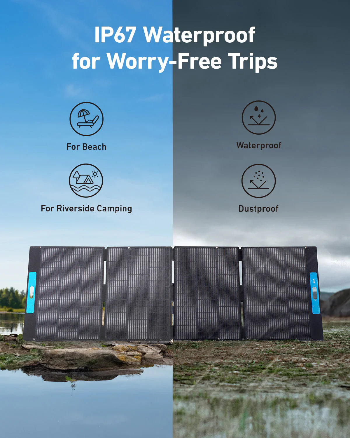Anker SOLIX F3800 / +1 400W Portable Solar Panels