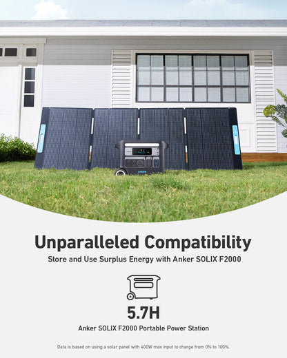 Anker SOLIX F3800 / +1 400W Portable Solar Panels