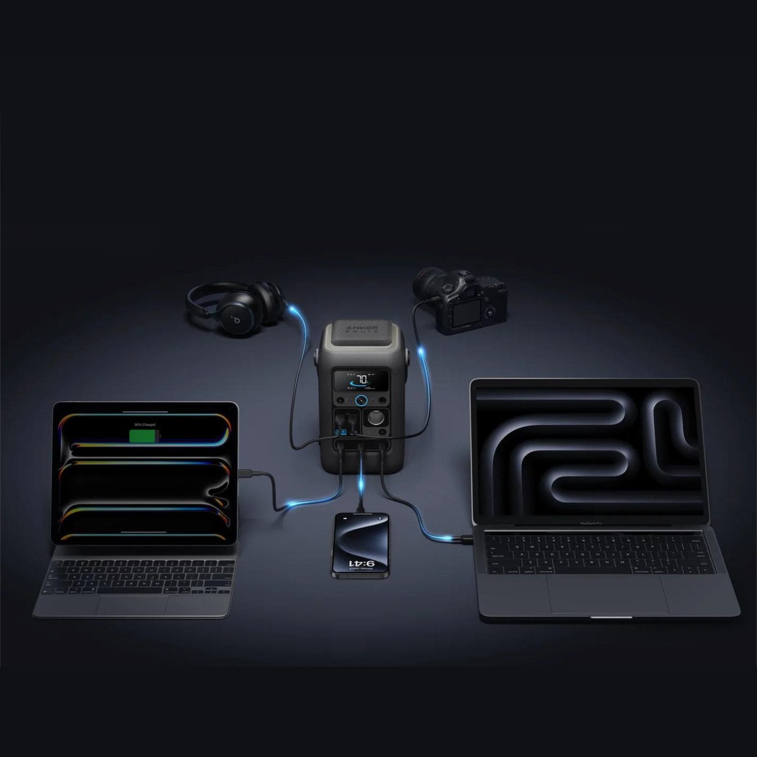 Anker SOLIX C300X DC Portable Power Station / With Strap