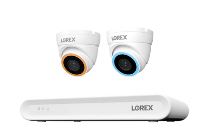 Lorex Connect V Series 4K 8-Channel Wired NVR System with V5 4K PoE Turret Cameras - 1TB (Cables not included)