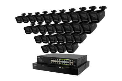 Lorex Connect X Series 4K 32-Channel Wired NVR System with X3 Bullet Security Cameras - 8TB (Cables not included)