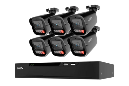 Lorex Connect X Series 4K 8-Channel Wired NVR System with X5 Bullet Security Cameras - 2TB (Cables not included)