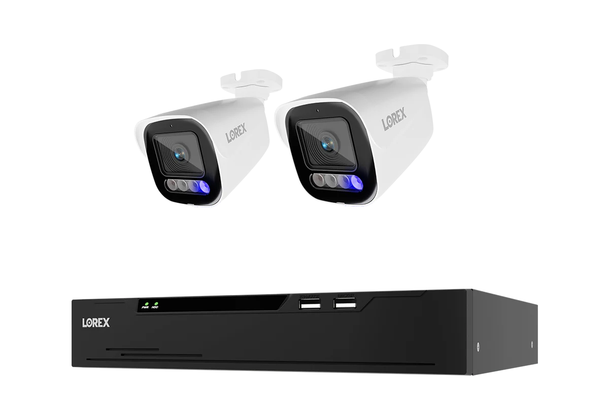 Lorex Connect X Series 4K 8-Channel Wired NVR System with X5 Bullet Security Cameras - 2TB (Cables not included)