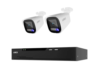 Lorex Connect X Series 4K 8-Channel Wired NVR System with X5 Bullet Security Cameras - 2TB (Cables not included)