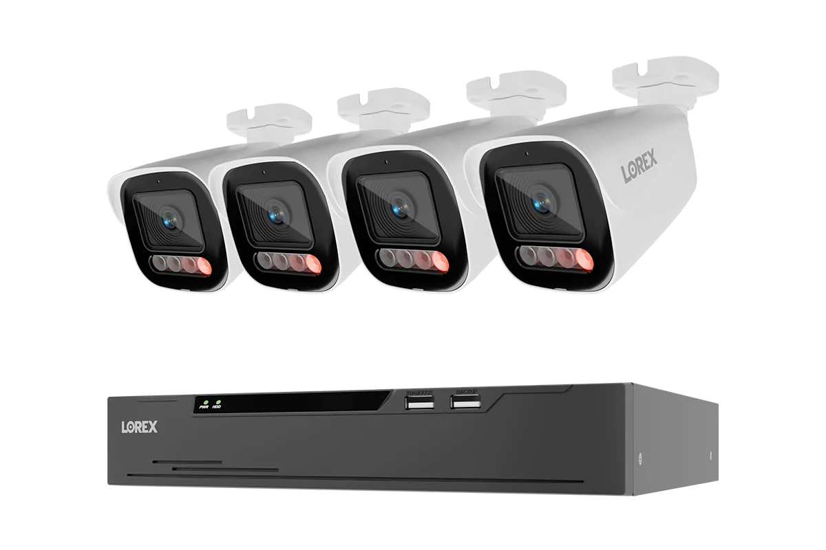 Lorex Connect X Series 4K 8-Channel Wired NVR System with X5 Bullet Security Cameras - 2TB (Cables not included)