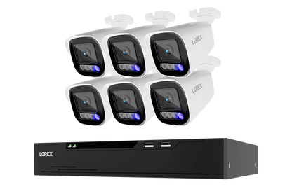 Lorex Connect X Series 4K 8-Channel Wired NVR System with X5 Bullet Security Cameras - 2TB (Cables not included)