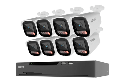 Lorex Connect X Series 4K 8-Channel Wired NVR System with X5 Bullet Security Cameras - 2TB (Cables not included)
