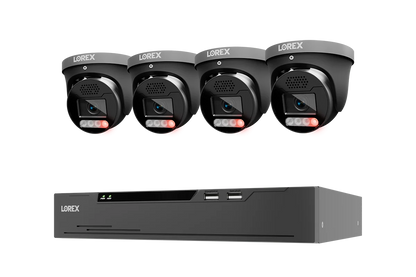 Lorex Connect X Series 4K 8-Channel Wired NVR System with X5 Turret Security Cameras - 2TB (Cables not included)