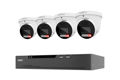 Lorex Connect X Series 4K 8-Channel Wired NVR System with X5 Turret Security Cameras - 2TB (Cables not included)
