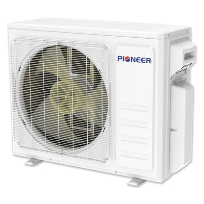 Pioneer Triple Split 27000 BTU 2.25-Ton Quantum Ultra Wi-Fi 24 SEER2 Energy-Star Multi (3) Zone Wall Mount Air Conditioner Heat Pump 230-Volt - WYT030GLSI24M3-9W-9W-9W