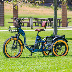 Addmotor 750W 48V Grandtan X Trike Full Suspension Electric Bike