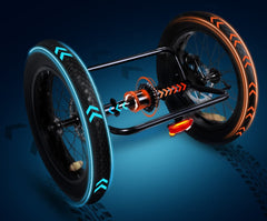 Addmotor 750W 48V Grandtan X Trike Full Suspension Electric Bike