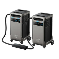 Anker SOLIX F3800 Plus Portable Power Station x 2 / +1 Double Power Hub