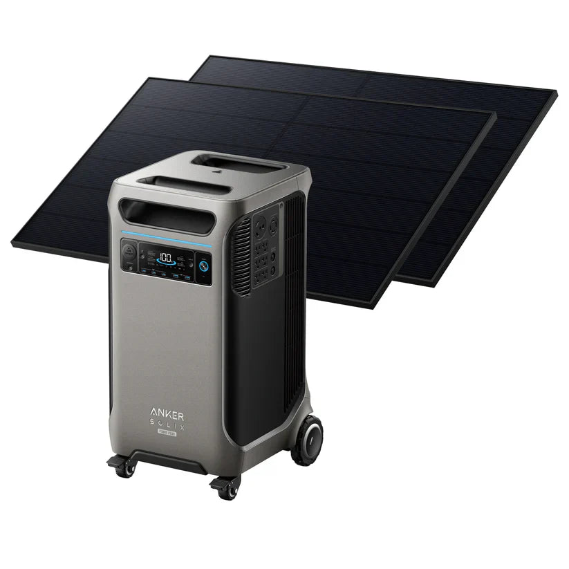 Anker SOLIX F3800 Plus Portable Power Station / 410W Rigid Solar Panels