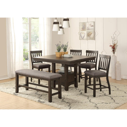Kinston 6-Pieces Counter Height Dining Table set