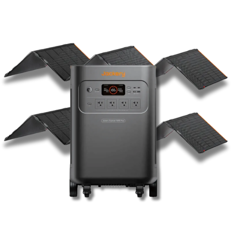 Jackery Explorer 5000 Plus + 2 x Jackery SolarSaga 500 X