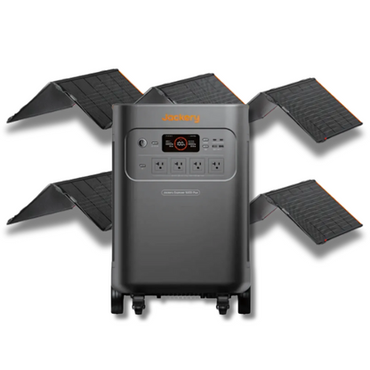 Jackery Explorer 5000 Plus + 2 x Jackery SolarSaga 500 X
