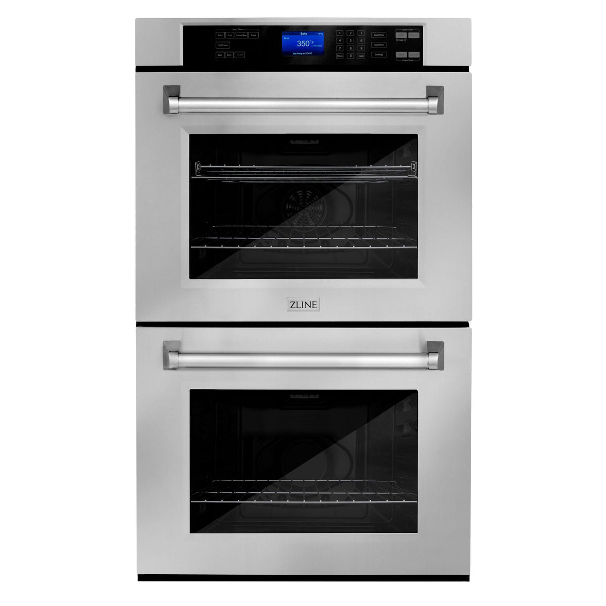 ZLINE Kitchen Appliance Package with 48 in. Stainless Steel Rangetop and 30 in. Double Wall Oven, 2KP-RTAWD48