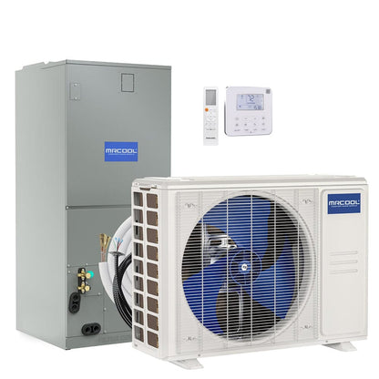 MRCOOL 36K BTU 18 SEER Ducted Air Handler, Condenser, 15 Ft. Lineset, CENTRAL-36-HP-230-15
