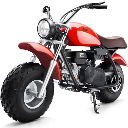 MotoTec Trailcross 200cc 4-Stroke Gas Mini Bike Red