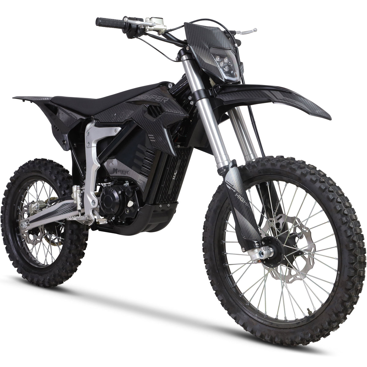 MotoTec Venom 72v 12000w 50ah Electric Dirt Bike Black