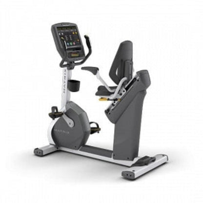 Johnson Health Tech Matrix R1xe Recumbent Cycle - Matrix R1x Recumbent Cycle Bike with Large LED Console - R1XE