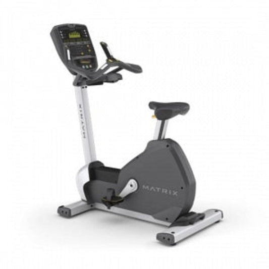 Johnson Health Tech Matrix U7xe Upright Cycle - Matrix U7xe Upright Cycle Bike with Embedded 10" Touchscreen, FitTouch Technology - U7XE-06