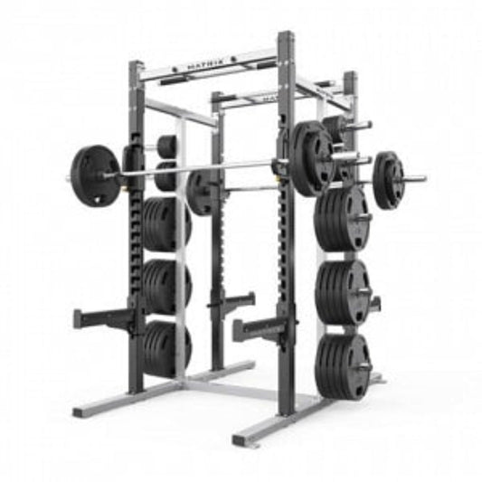 Johnson Health Tech Matrix Varsity Half Rack - Matrix Varsity Half Rack, 7 ft. - VY-D690-7