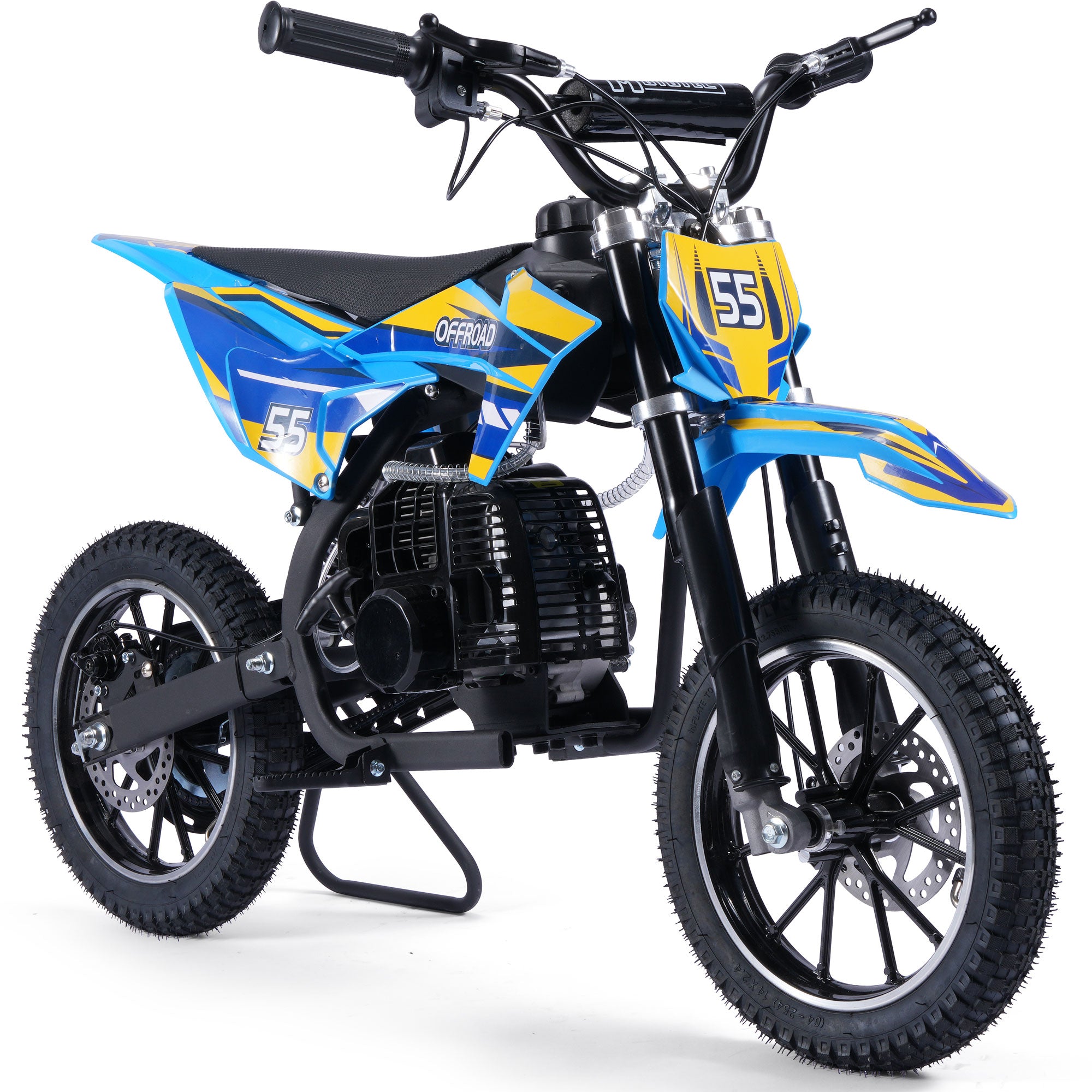 MotoTec Pioneer 49cc 2-Stroke Dirt Bike Blue