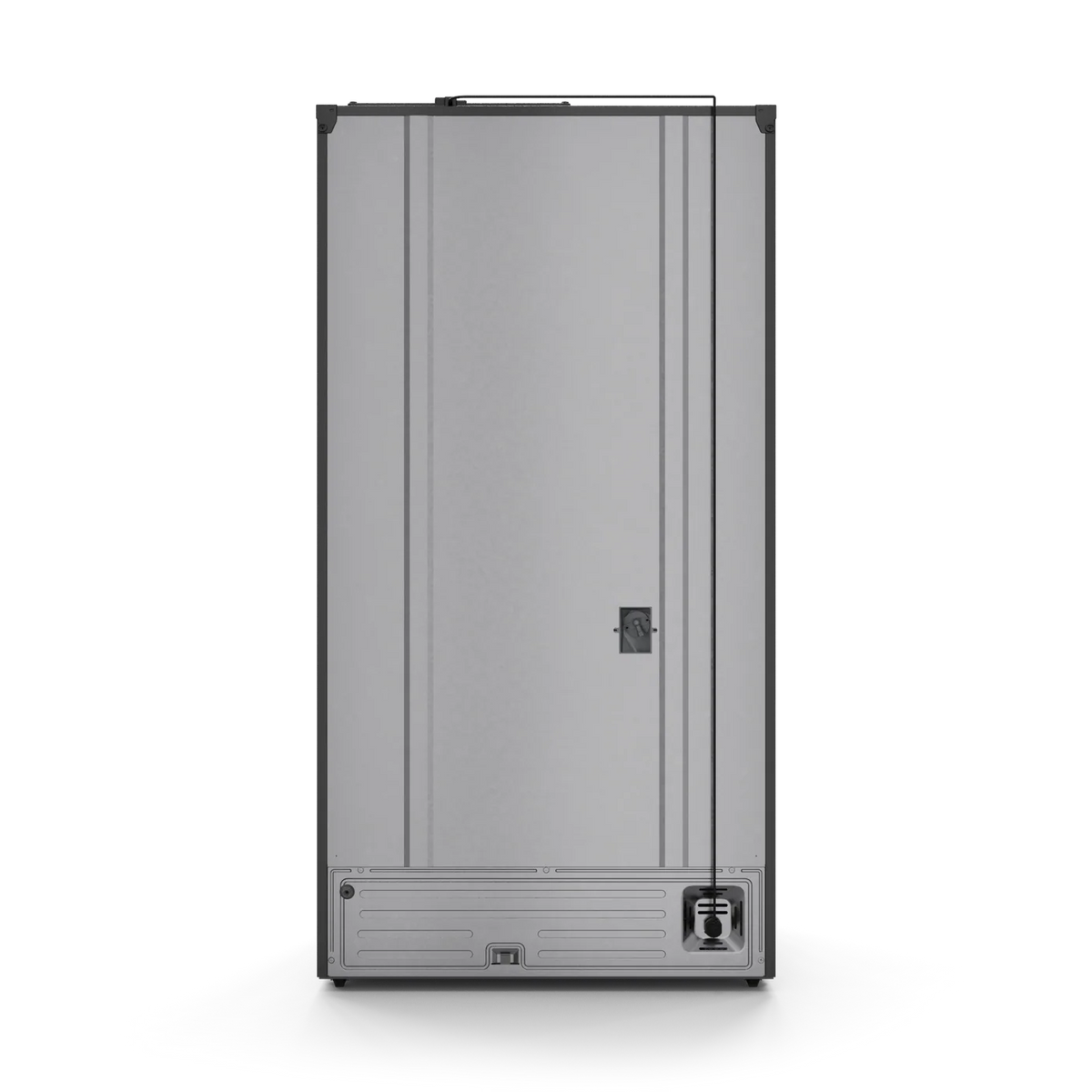36 Inch 20.3 cu ft French Door Counter Depth Refrigerator with Ice Maker in Black/Navy Blue | Gordon Ramsay Series