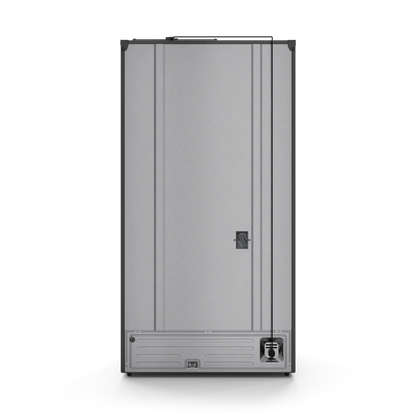 36 Inch 20.3 cu ft French Door Counter Depth Refrigerator with Ice Maker in Black/Navy Blue | Gordon Ramsay Series
