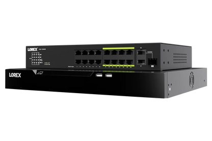 Lorex Connect XC 4K 32-Channel Commercial NVR with 16-Port PoE Switch - 8TB