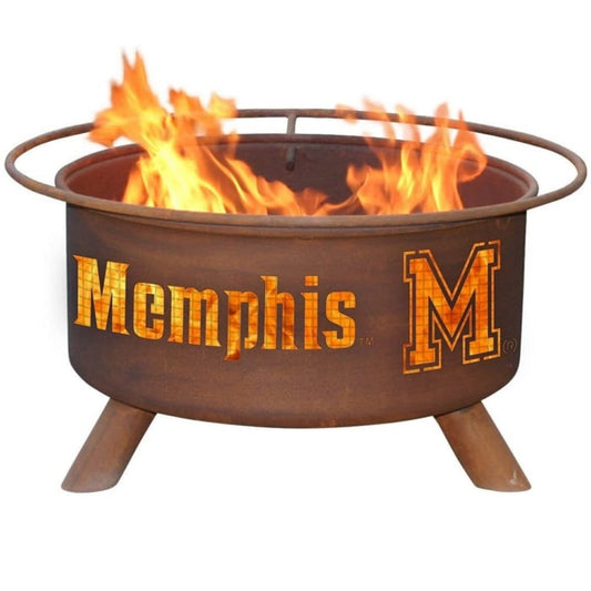 Patina University of Memphis Steel Fire Pit by Patina Products - F470