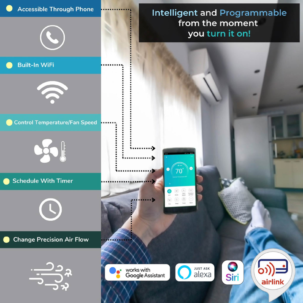 Pioneer Triple Split 36000 BTU 3-Ton Quantum Ultra Wi-Fi 22.5 SEER2 Energy-Star Multi (3) Zone Wall Mount Air Conditioner Heat Pump 230-Volt - WYT040GLSI24M4-12W-12W-12W