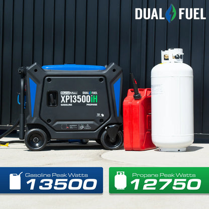 DuroMax 13,500 Watt Portable Dual Fuel Inverter Generator w/ CO Alert