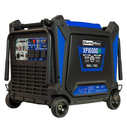 DuroMax 16,000 Watt V-Twin Dual Fuel Portable Digital Inverter Generator