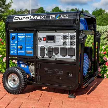 DuroMax 17,500 Watt Tri Fuel Portable Generator w/ CO Alert