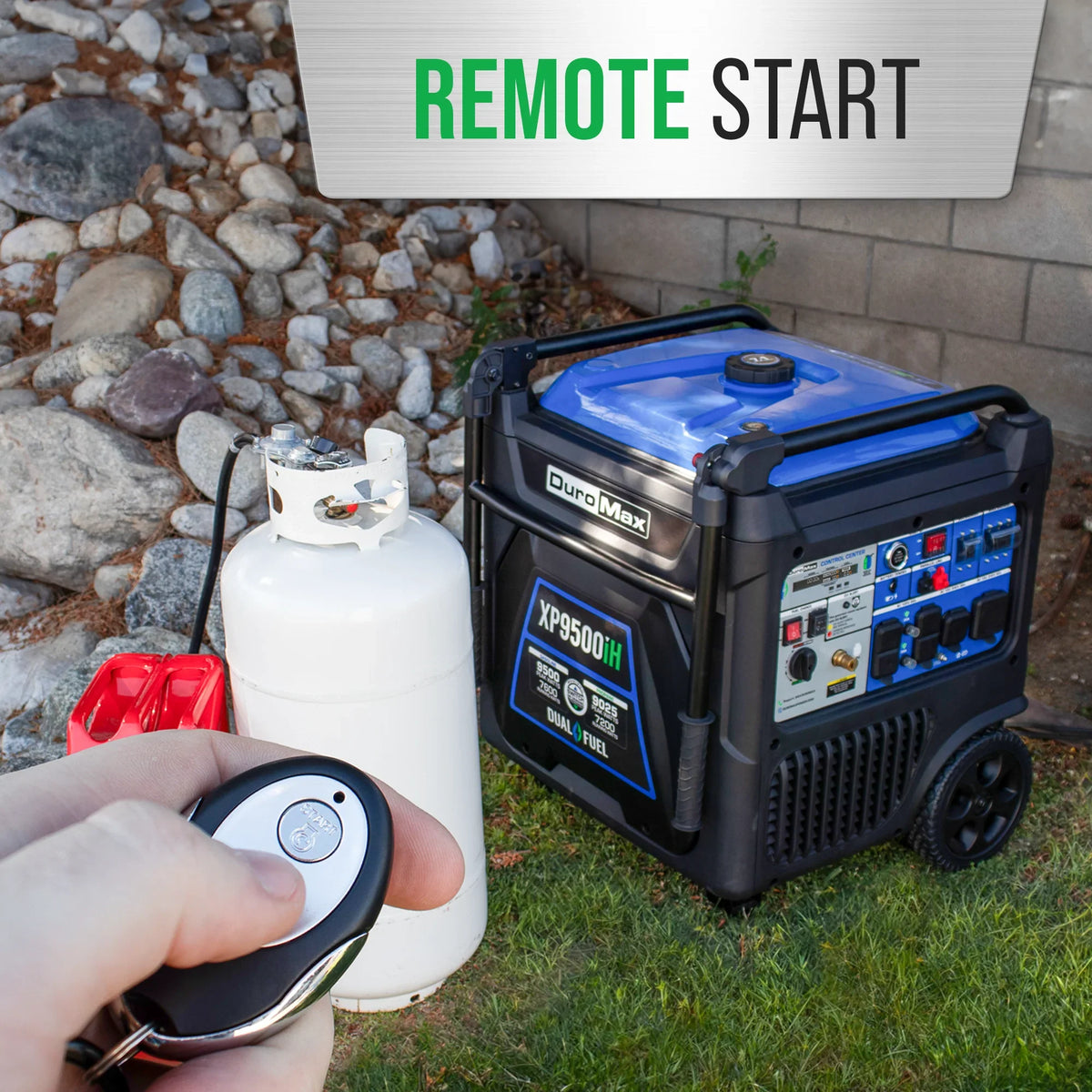 DuroMax 9,500 Watt Portable Dual Fuel Inverter Generator w/ CO Alert