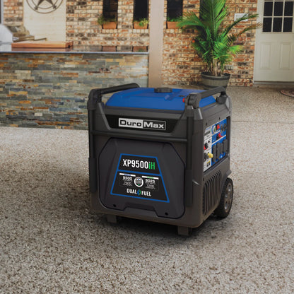 DuroMax 9,500 Watt Portable Dual Fuel Inverter Generator w/ CO Alert