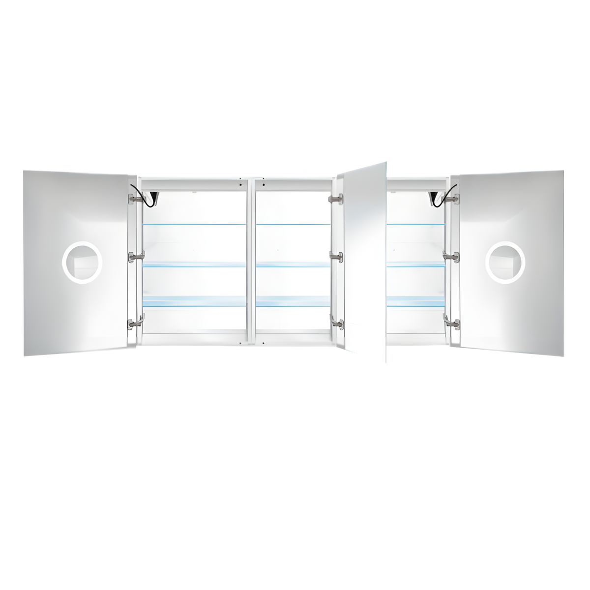 Krugg Svange 6036DLRR 60" X 36" Double LED Medicine Cabinet with Dimmer & Defogger SVANGE6036DLRR