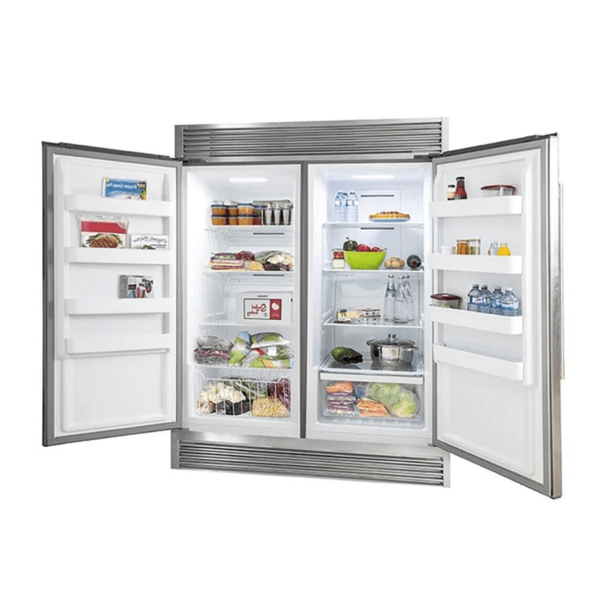 Forno 60 in. 27.6 cu. ft. Refrigerator & Freezer in Stainless Steel, FFFFD1933-60S